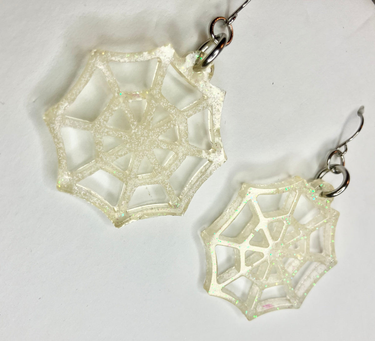 Spooky Resin Earrings: Bats, Skulls, Spiderwebs & More