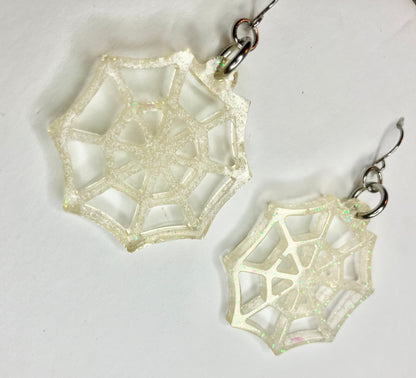 Spooky Resin Earrings: Bats, Skulls, Spiderwebs & More