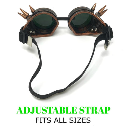 Wasteland Cyberpunk Goggles – Post-Apocalyptic Festival Eyewear