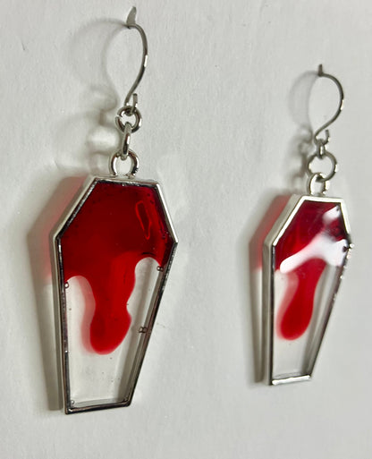 Gothic Coffin Bezel Resin Jewelry