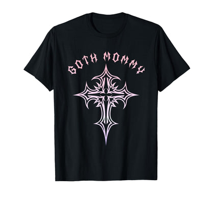 Goth Mommy Gothic Cross Y2K T-Shirt