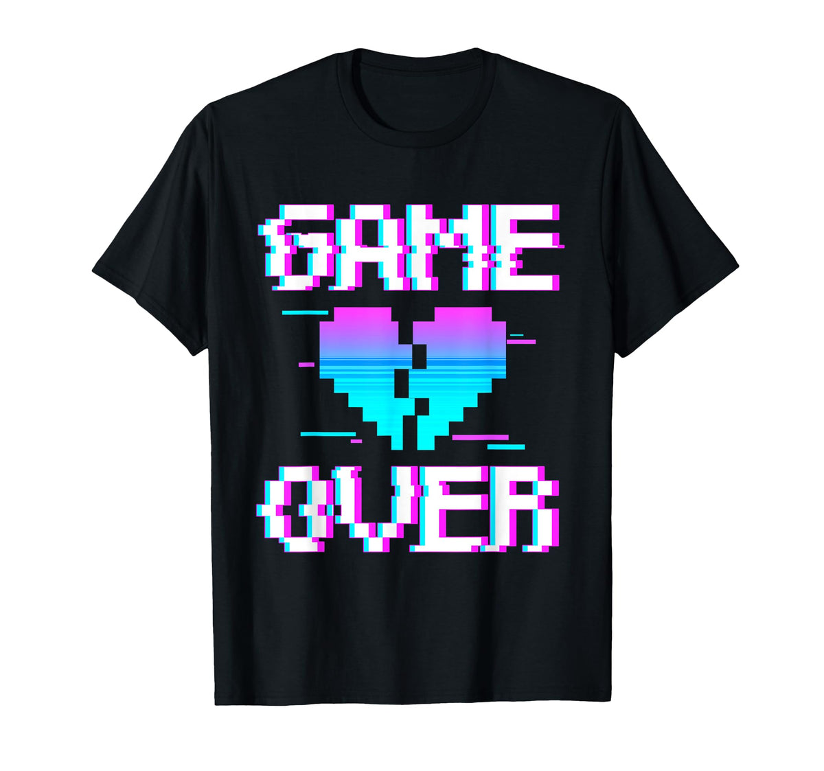 Game Over Yami Kawaii Pastel Goth T-Shirt