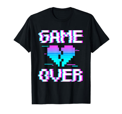 Game Over Yami Kawaii Pastel Goth T-Shirt