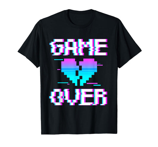 Game Over Yami Kawaii Pastel Goth T-Shirt