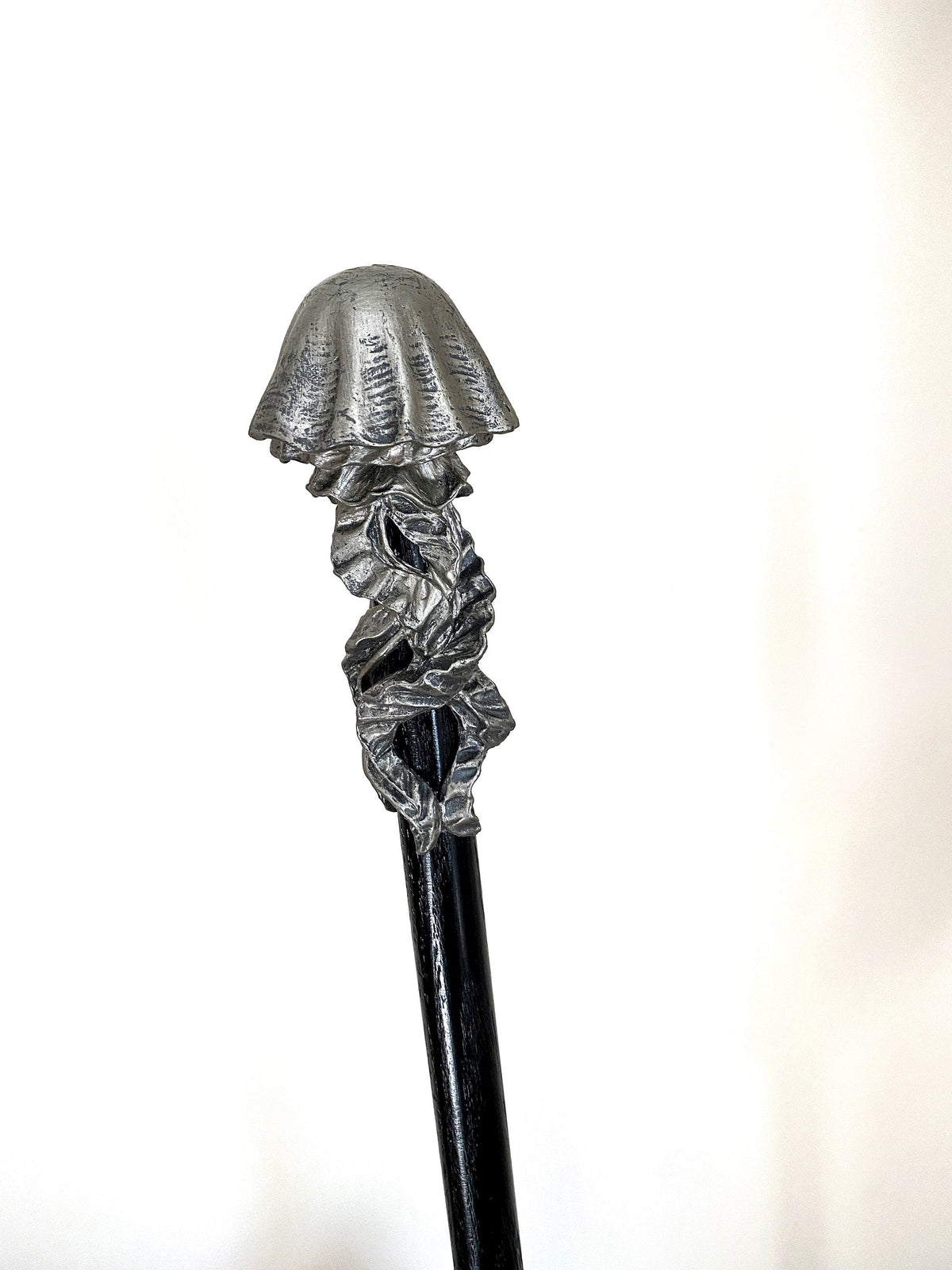 Jellyfish Cane, Hand Sculpted Nautical Walking Stick