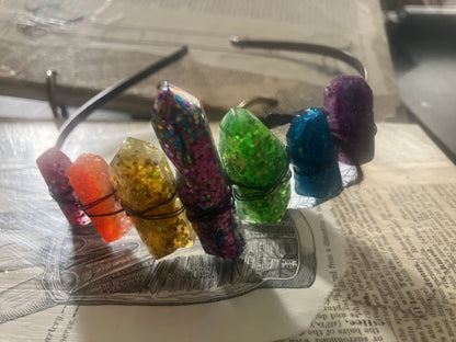 Resin Crystal Crown