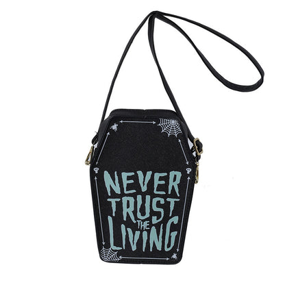Never Trust the Living – Graffiti Mini Bag - Shadow Threadz Crypt