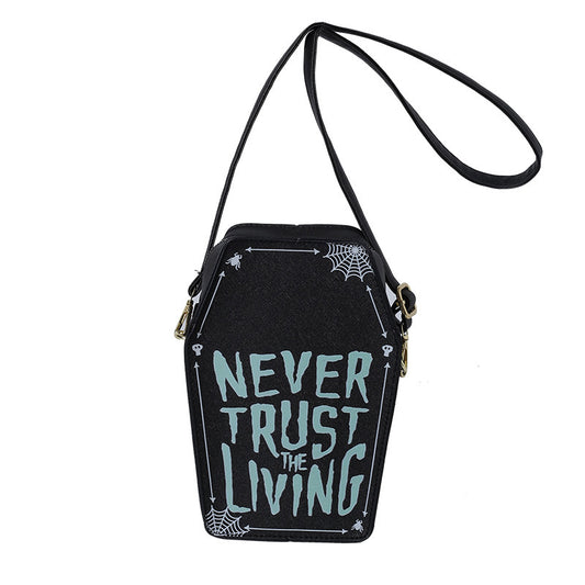 Never Trust the Living – Graffiti Mini Bag - Shadow Threadz Crypt