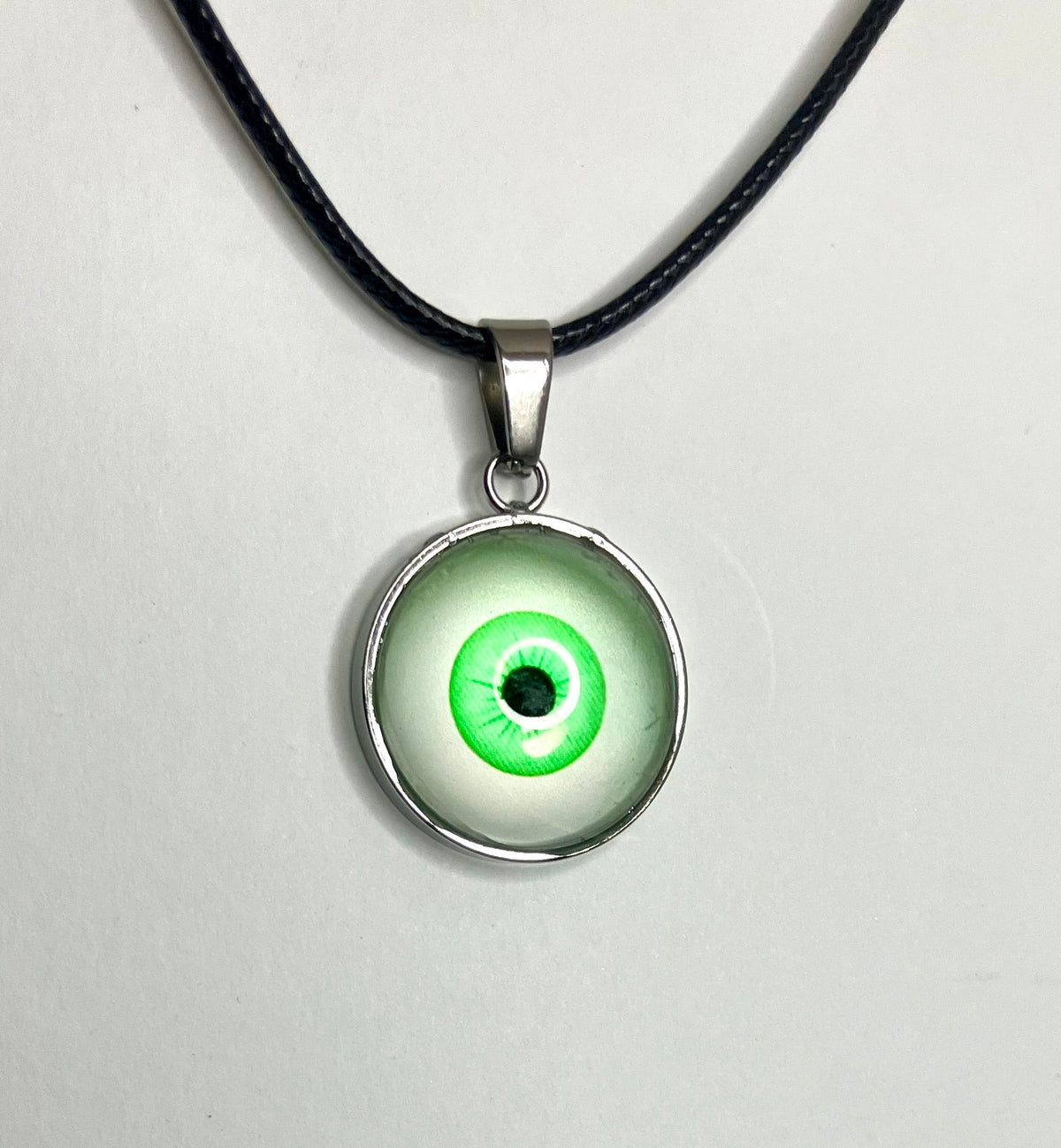 Glass Dome Eyeball Necklaces