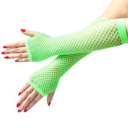 Wicked Threadz Fingerless Gloves - Shadow Threadz Crypt