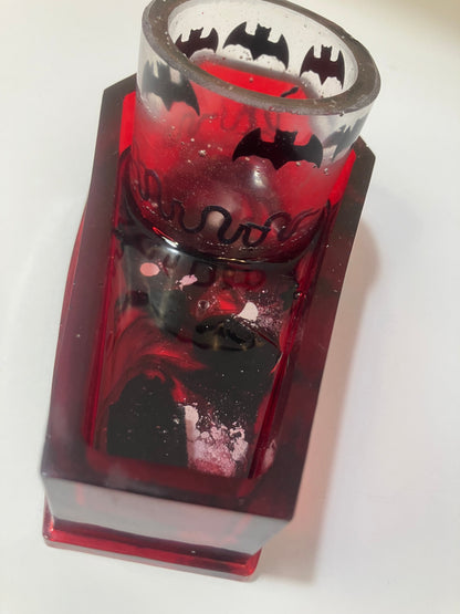Resin Coffin Votive Holder & Incense Burner