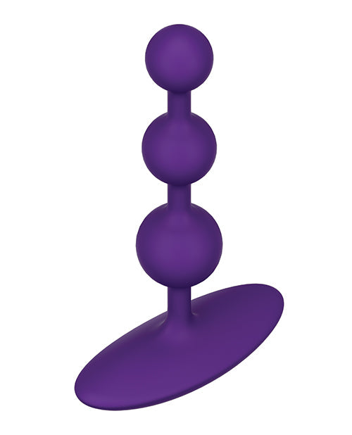 ROMP Amp Flexible Violet Anal Beads - Shadow Threadz Crypt