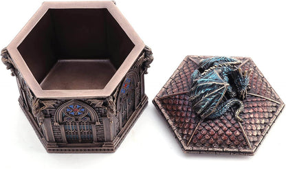 Resting Cathedral Dragon Trinket Box