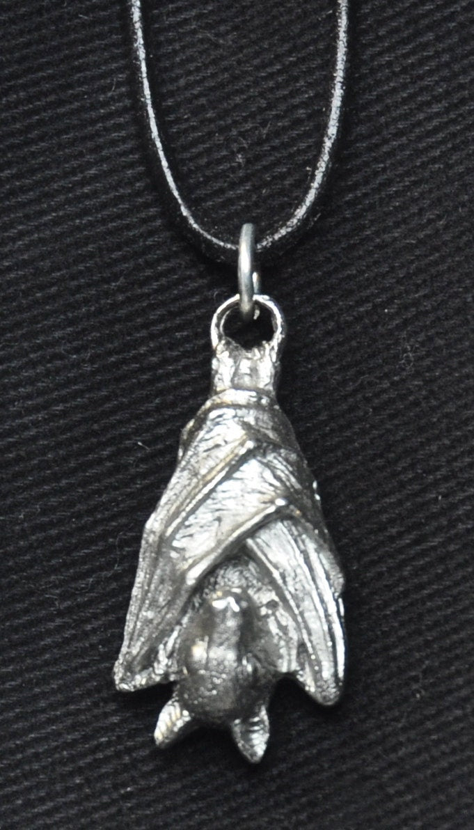 Fruit Bat Pendant | Gothic Necklace, Handmade Goth