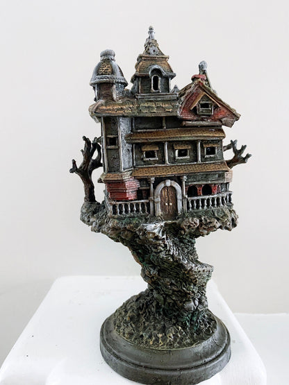 Haunted Mansion, with LED tea light, Full Color