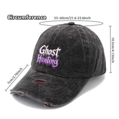 Ghost Hunting Distressed Cap