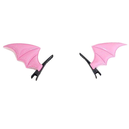 Devilish Charm Hair Clip Set - Shadow Threadz Crypt