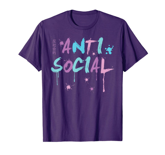 Anti Social As Kawaii Nu Goth T-Shirt