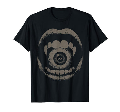 Vampire Fangs Eyeball Grunge Goth T-Shirt