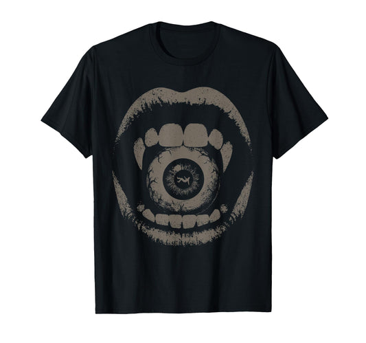 Vampire Fangs Eyeball Grunge Goth T-Shirt