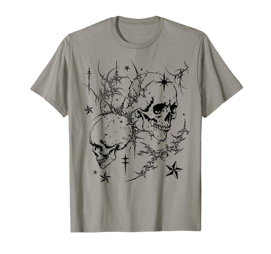 Skull Y2K Grunge Goth Alt Sigilism T-Shirt