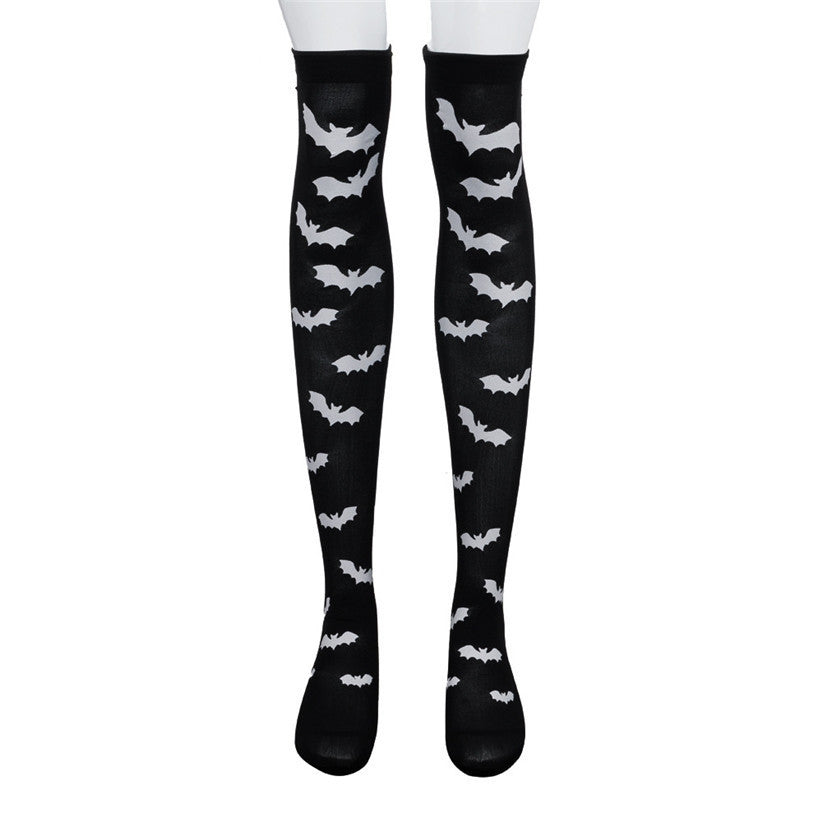 Midnight Bat Flight Stockings - Shadow Threadz Crypt