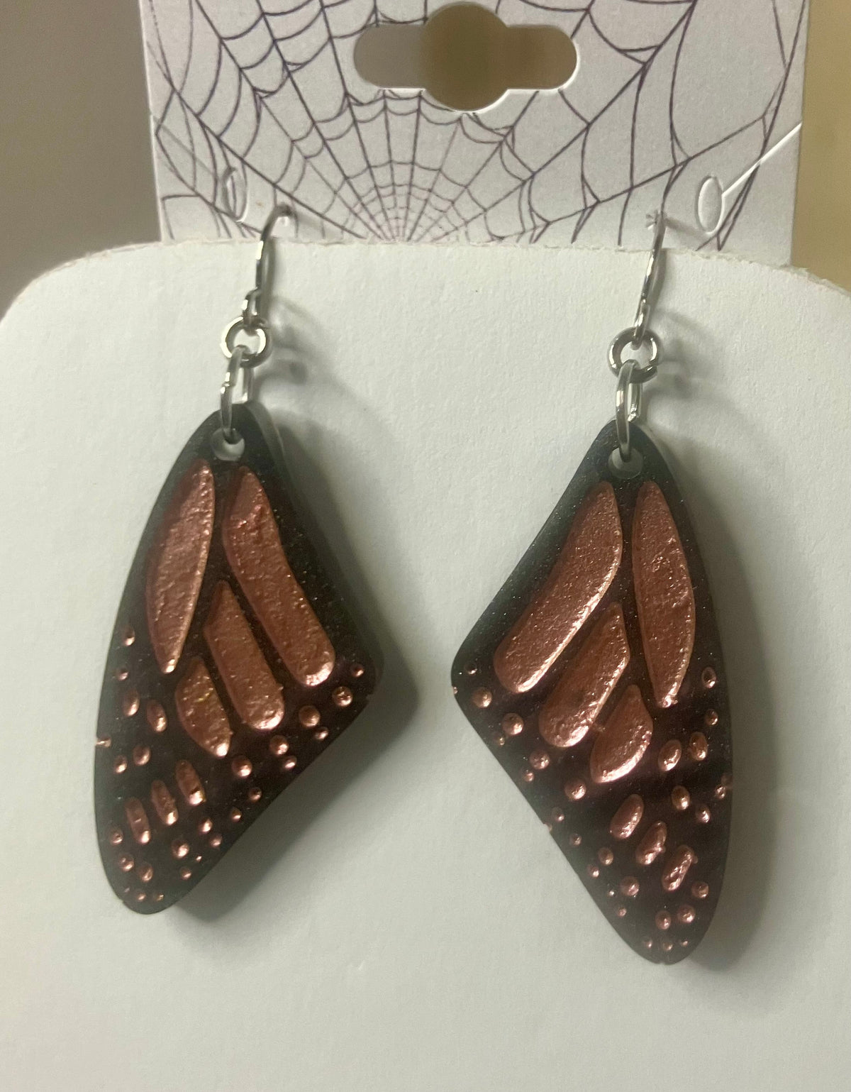 Resin Butterfly & Moth Wing Jewelry: Earrings & Necklaces