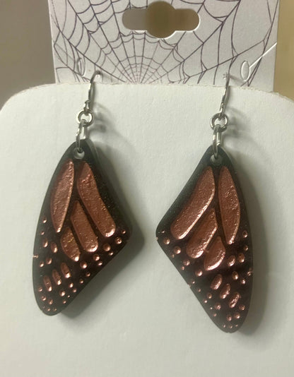 Resin Butterfly & Moth Wing Jewelry: Earrings & Necklaces