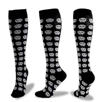 Shadowstep Gothic Socks - Shadow Threadz Crypt