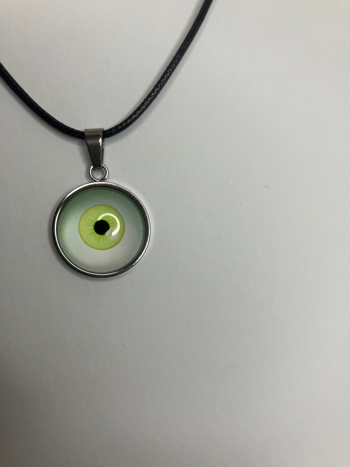 Glass Dome Eyeball Necklaces