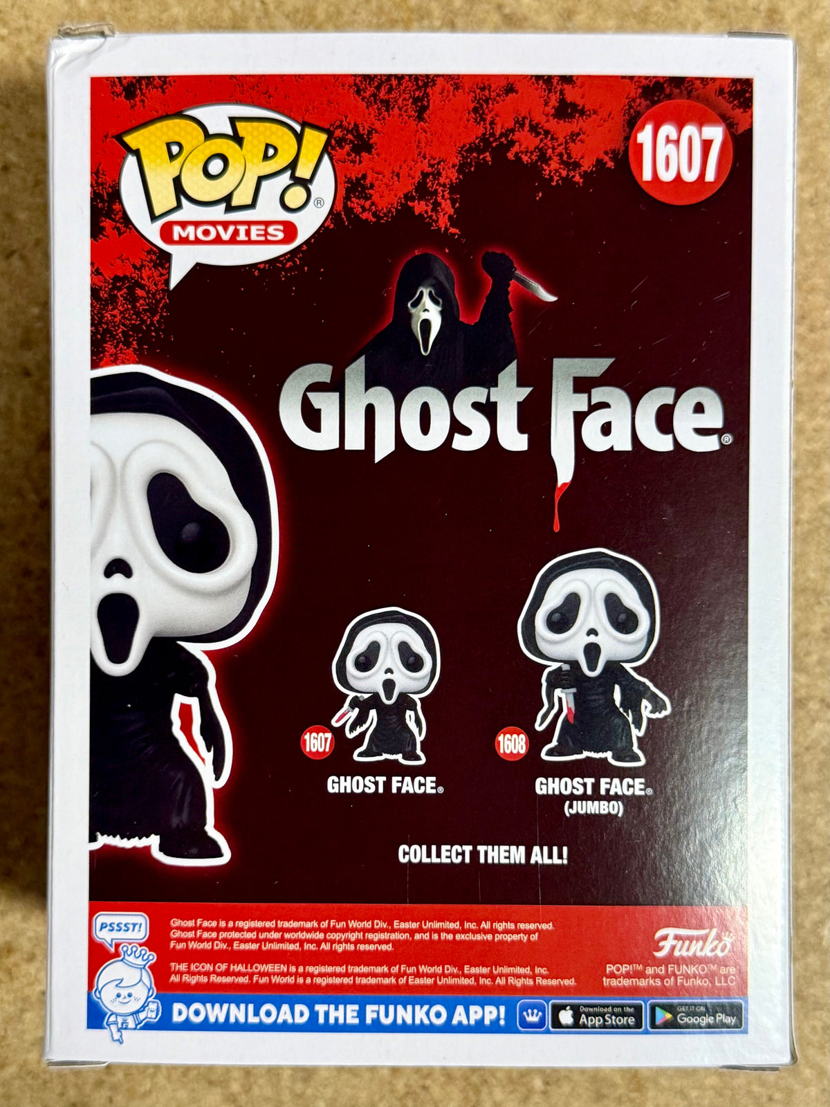 Dermot Mulroney Signed Ghost Face Scream 2024 Funko Pop! #1607 With JSA COA