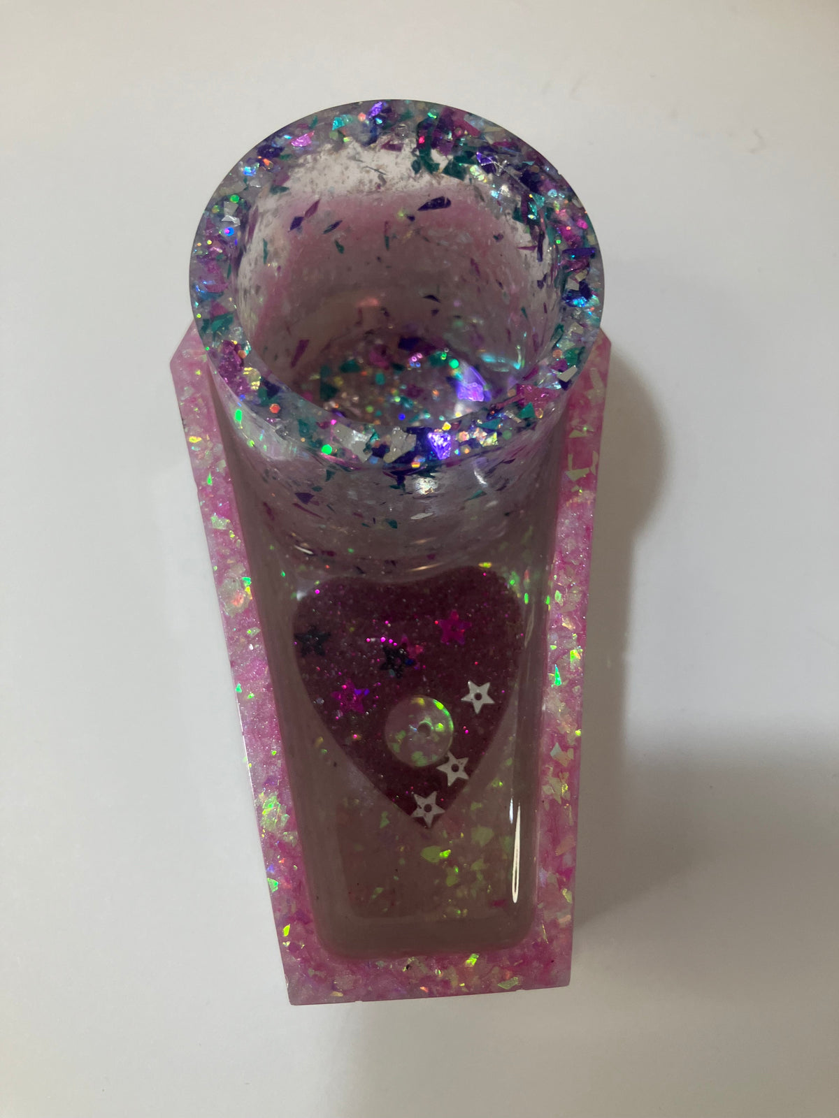 Resin Coffin Votive Holder & Incense Burner