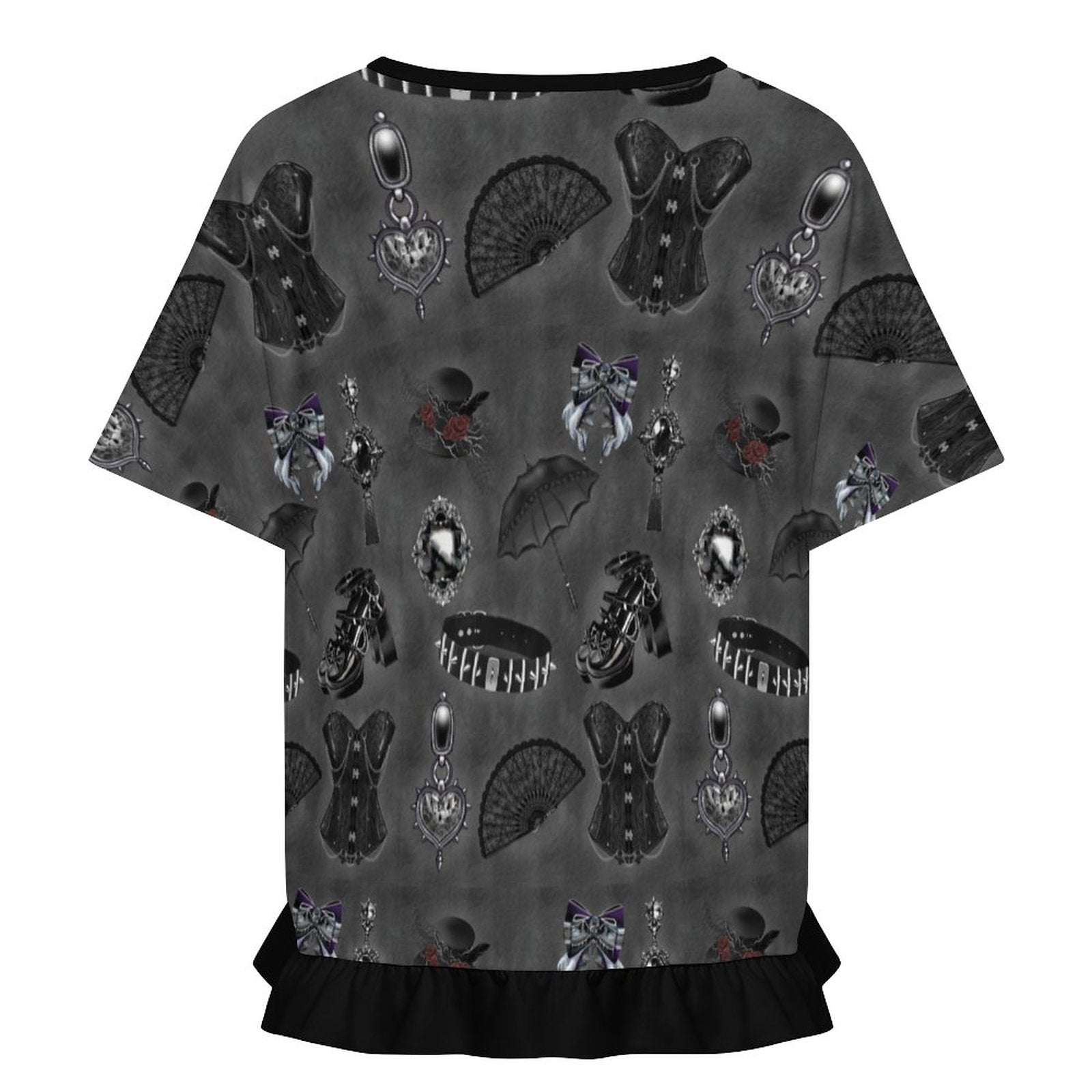 Midnight Heirloom Ruffle Play Tee