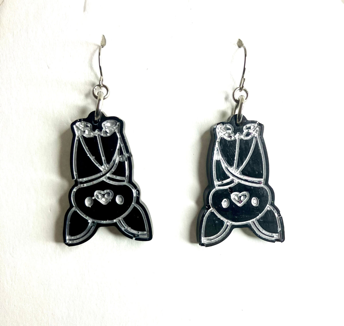 Spooky Resin Earrings: Bats, Skulls, Spiderwebs & More