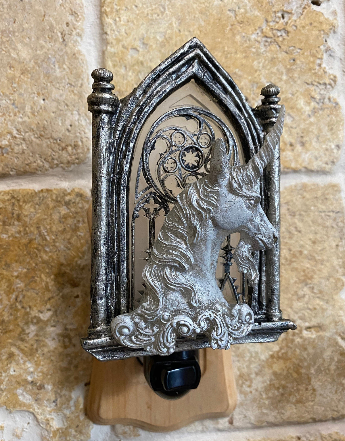 Unicorn Gothic Cathedral Window Nightlight