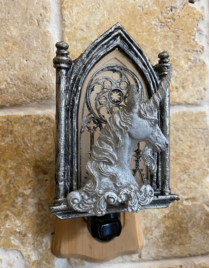 Unicorn Gothic Cathedral Window Nightlight