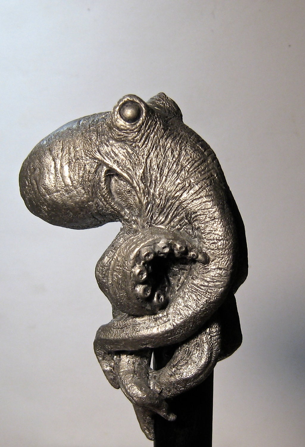 Kraken Cane, Hand Sculpted Octopus Walking Stick