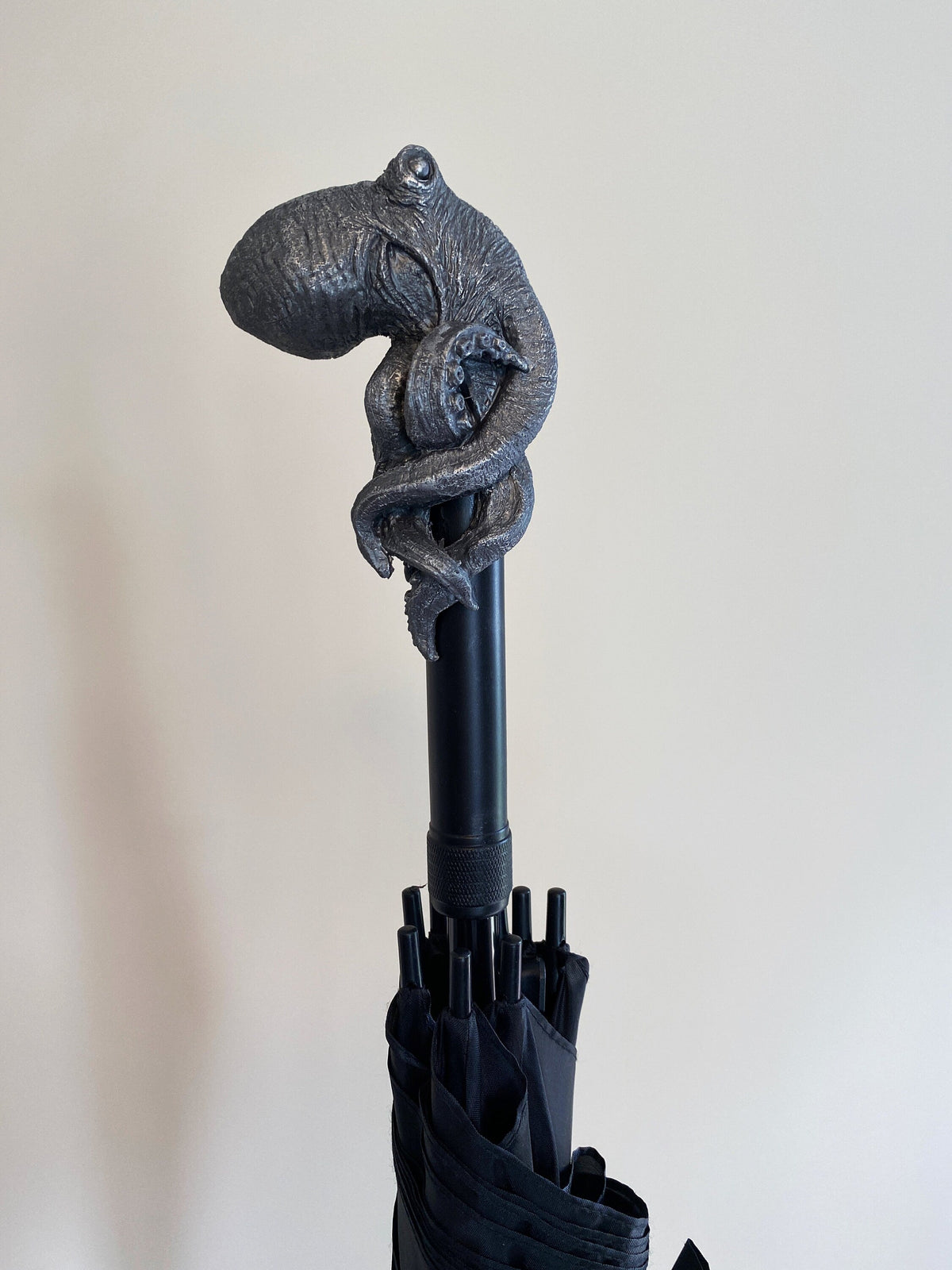 Kraken Umbrella, Hand Sculpted Resin Octopus | Nautical Gothic
