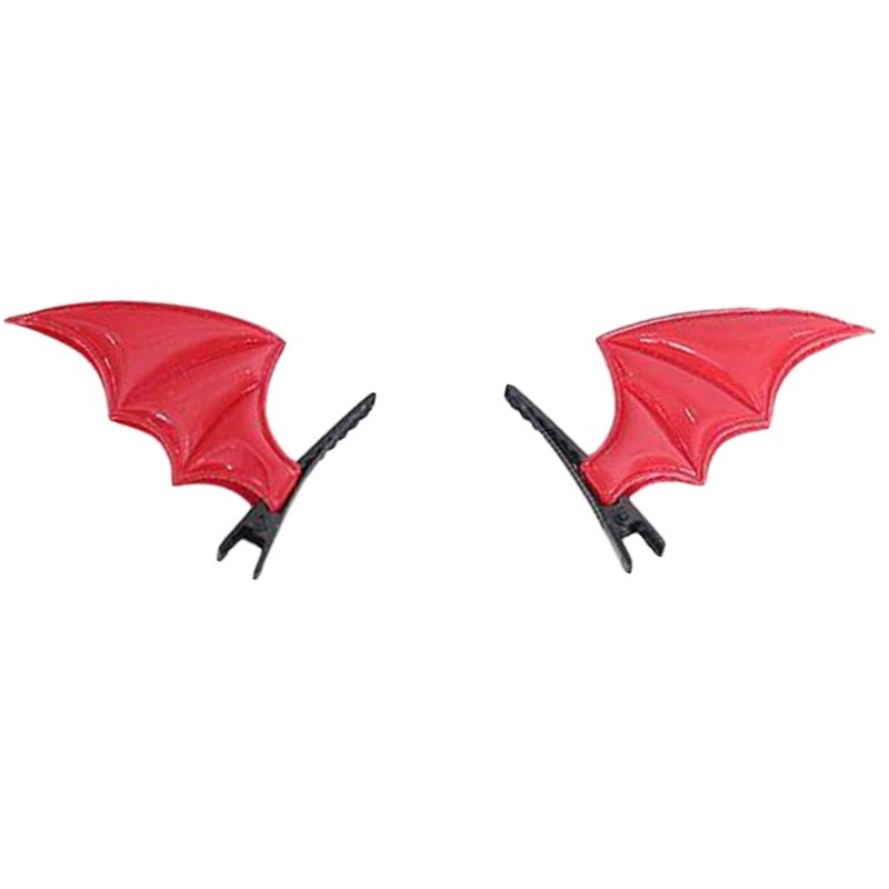 Devilish Charm Hair Clip Set - Shadow Threadz Crypt