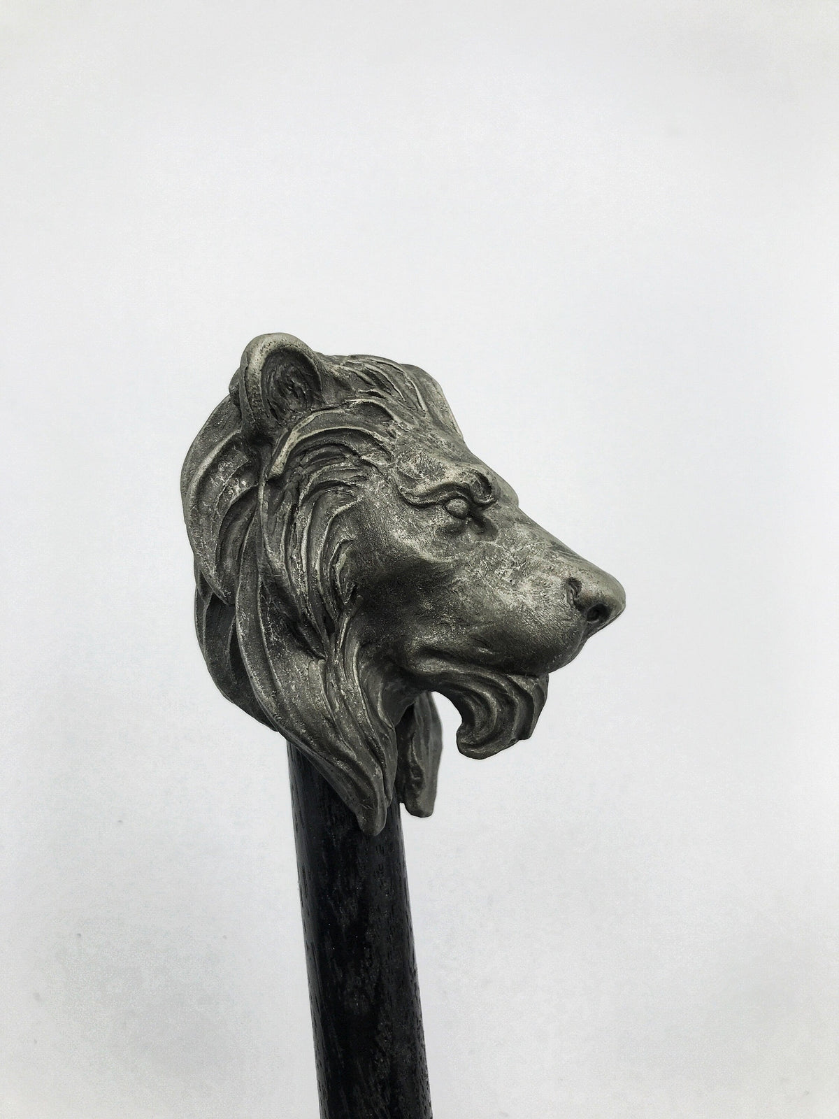 Lion Cane, Hand Sculpted Walking Stick | Medieval Gothic Cane