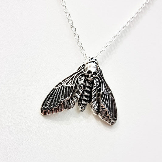 Deathmoth Pendant Necklace - Shadow Threadz Crypt