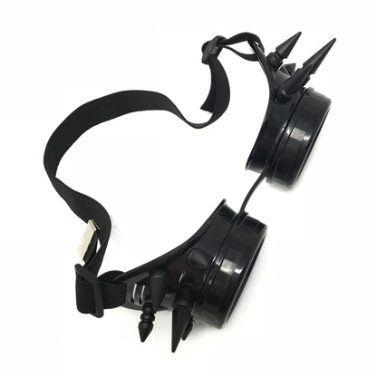 Spiked Rave Goggles – Festival Kaleidoscope Eyewear