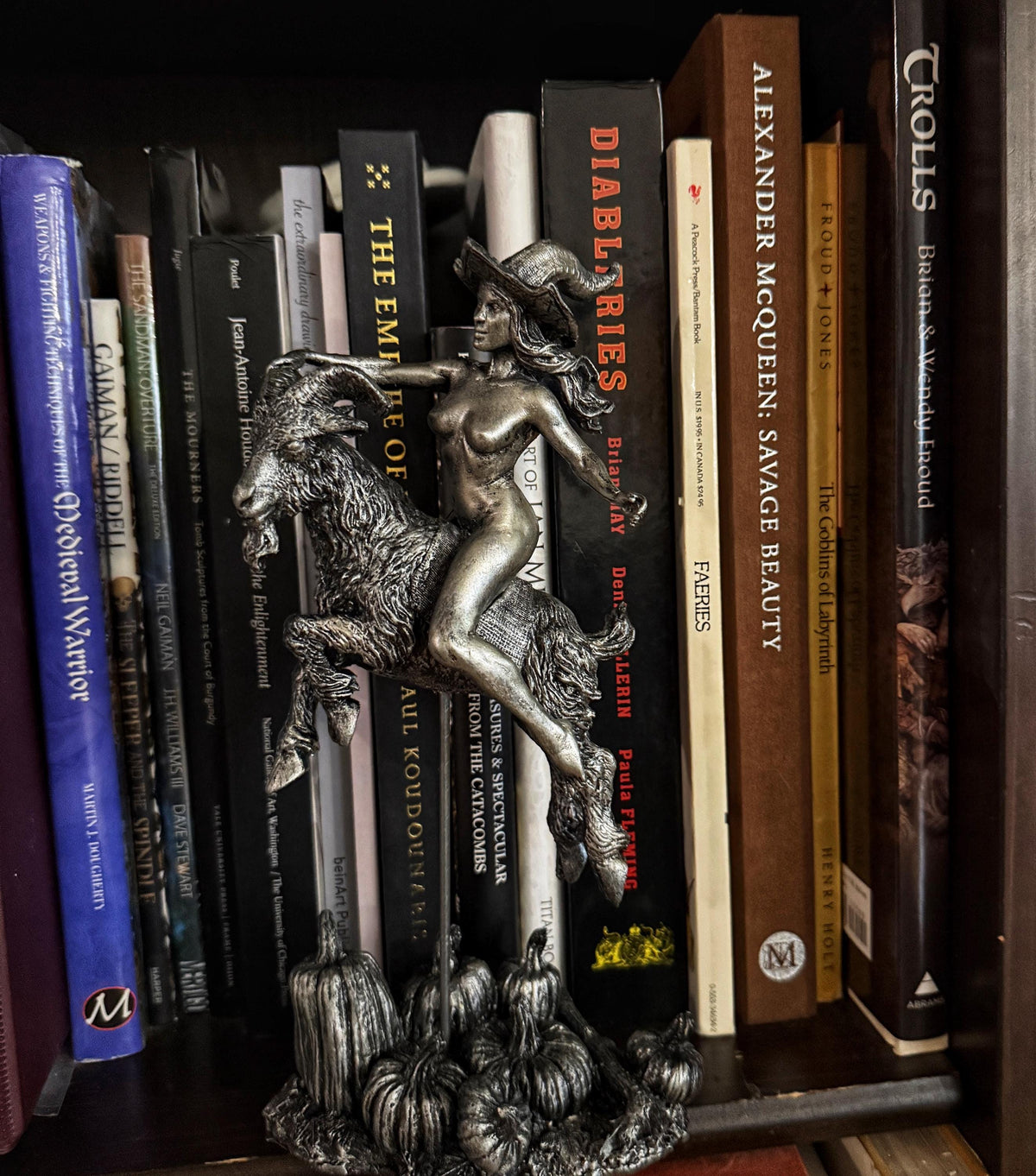 Witch’s Sabbath Goat Rider Statue