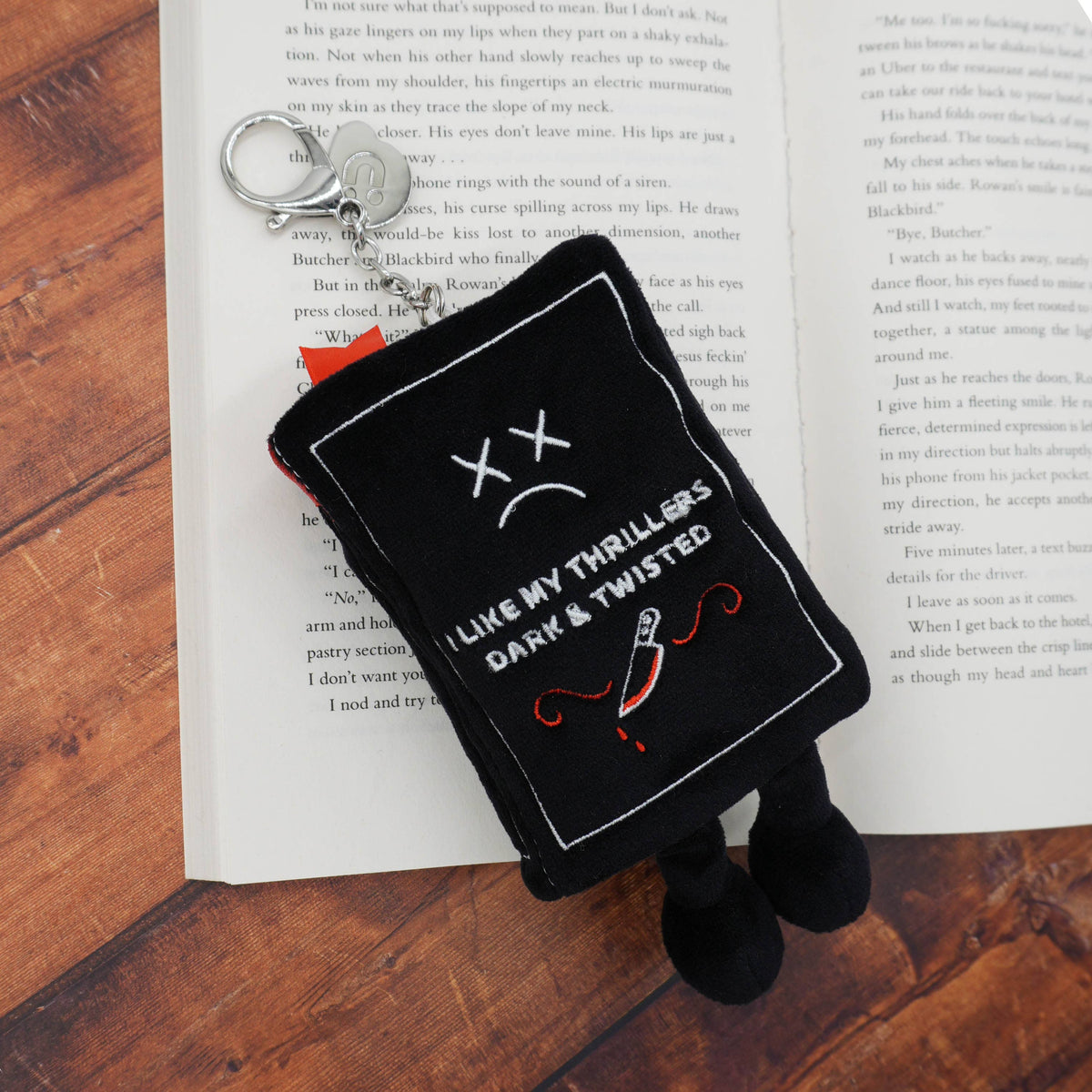 Horrors Book Plush Bag Charm