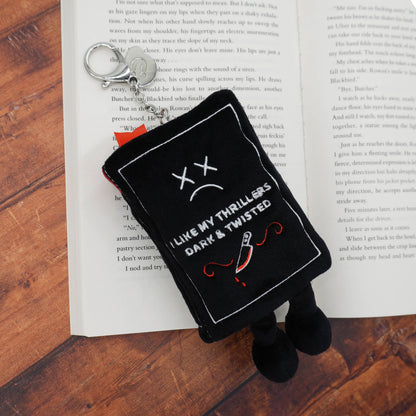 Horrors Book Plush Bag Charm