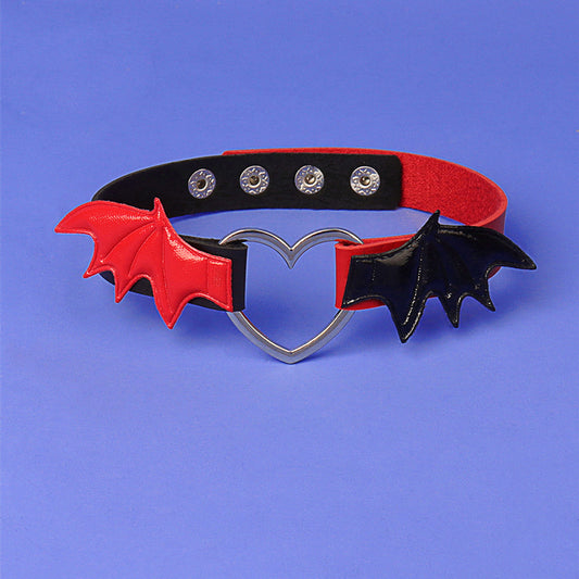 Dark Wing Love Collar (Colors) - Shadow Threadz Crypt
