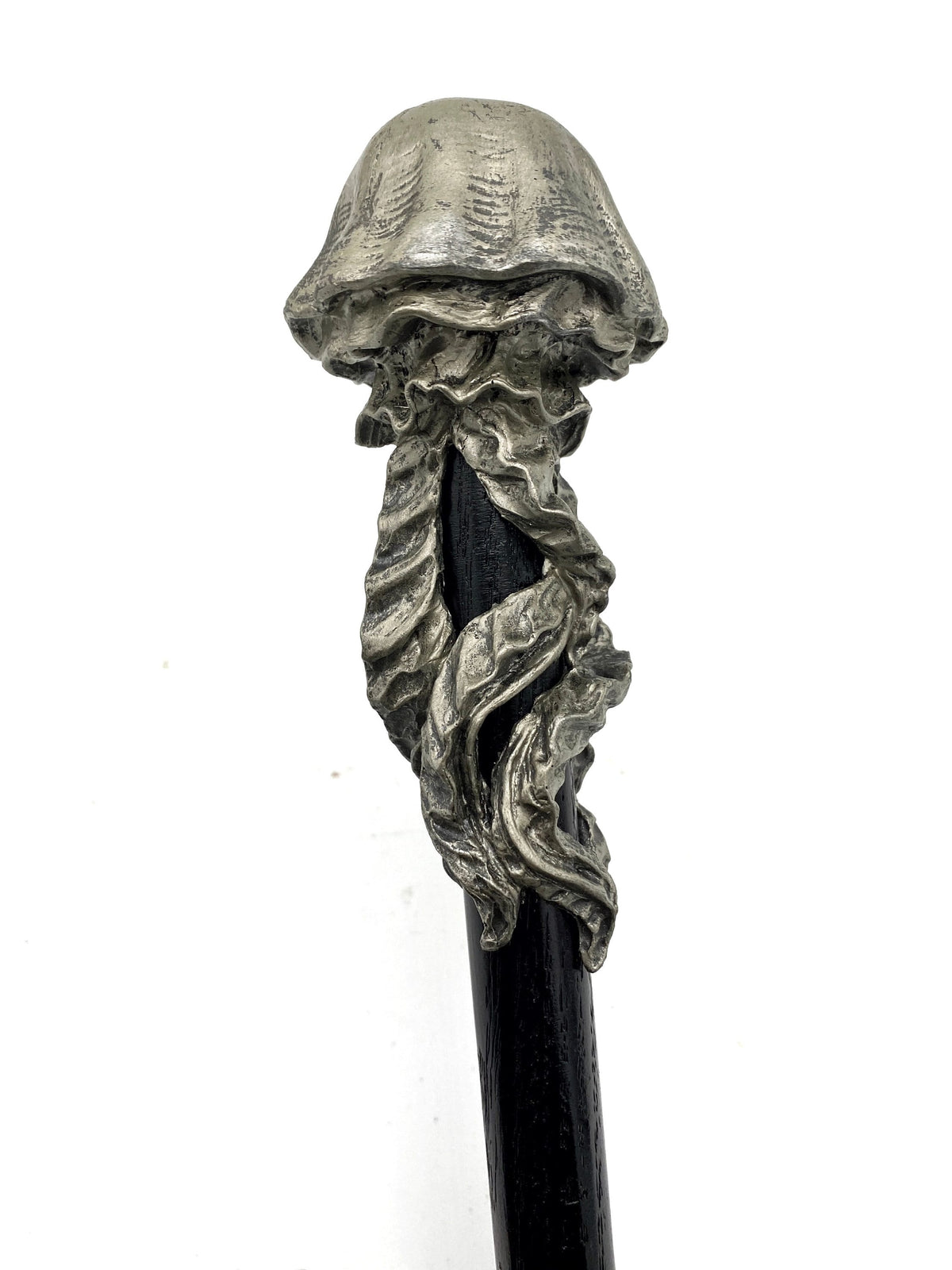 Jellyfish Cane, Hand Sculpted Nautical Walking Stick