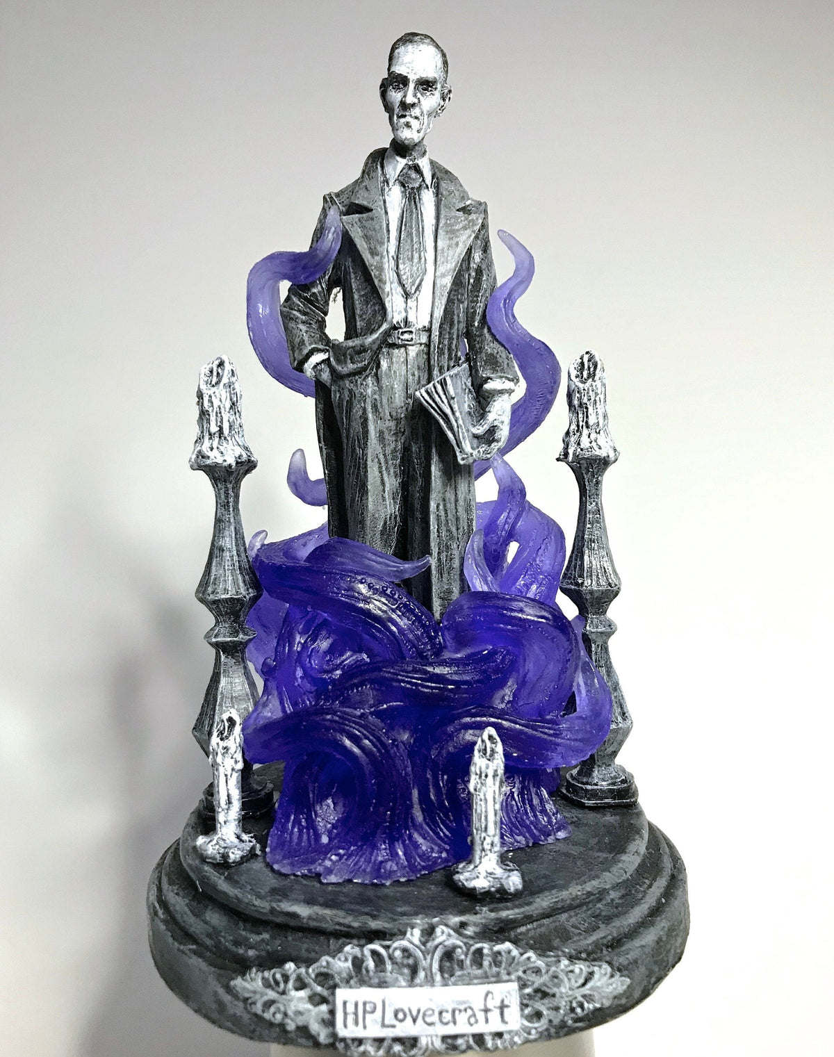 H.P. Lovecraft Statue, designed with Abigail Larson