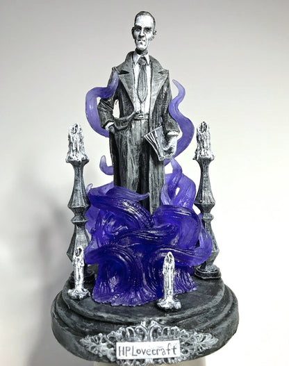 H.P. Lovecraft Statue, designed with Abigail Larson