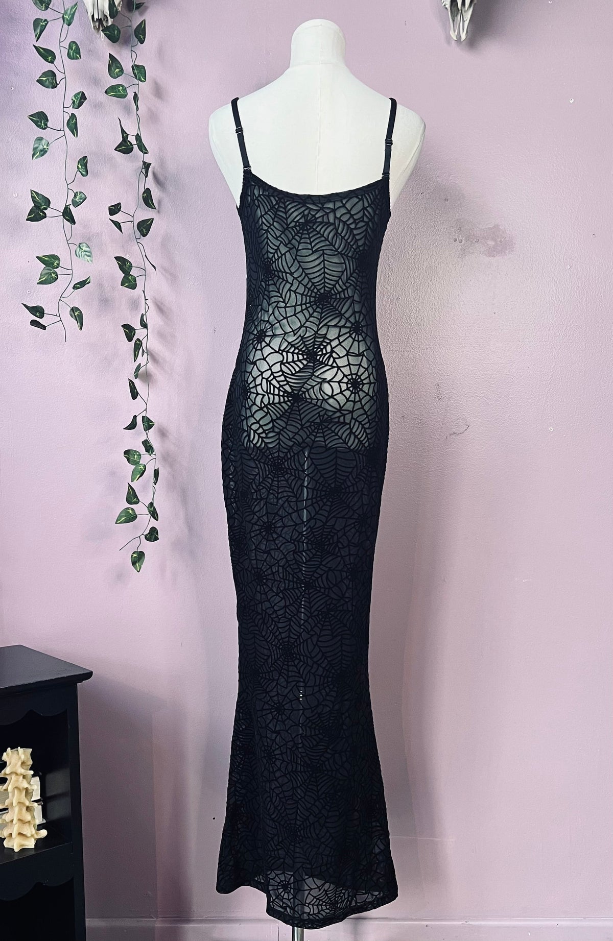 Widow’s Web Hourglass Maxi Dress